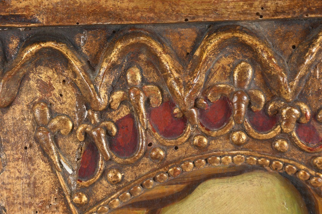 C39N16- Gemälde Heilige mit Krone