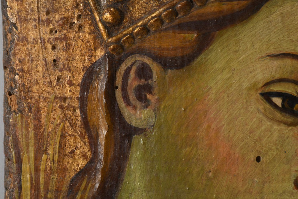 C39N16- Gemälde Heilige mit Krone