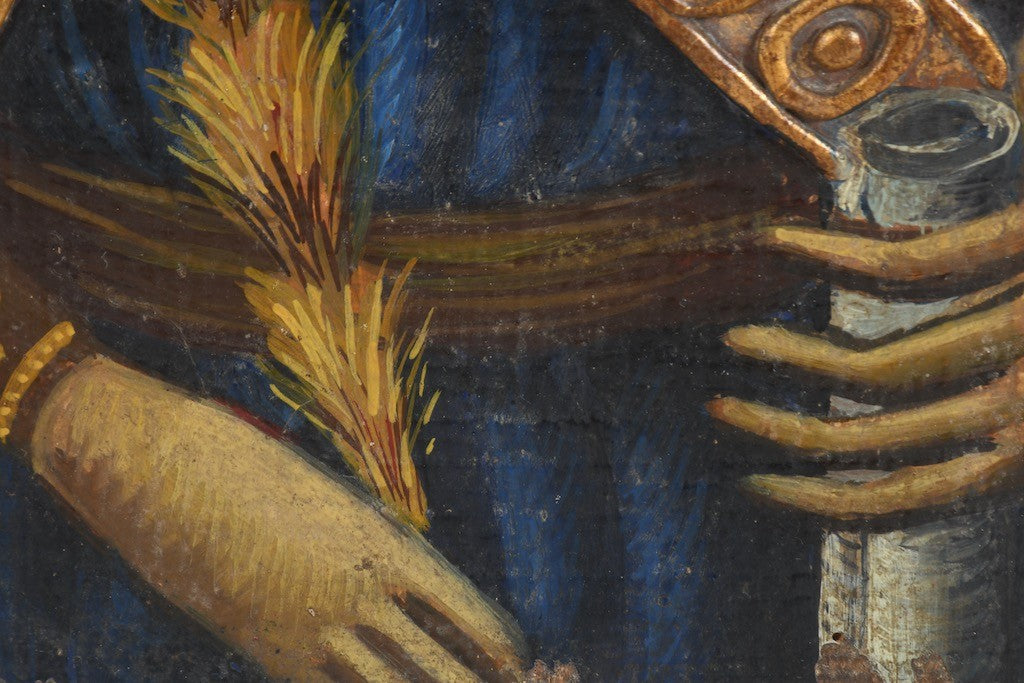 C39N16- Gemälde Heilige mit Krone